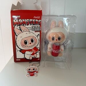 Labubu Coca Cola The Monsters Vinyl Face - Happy Factor